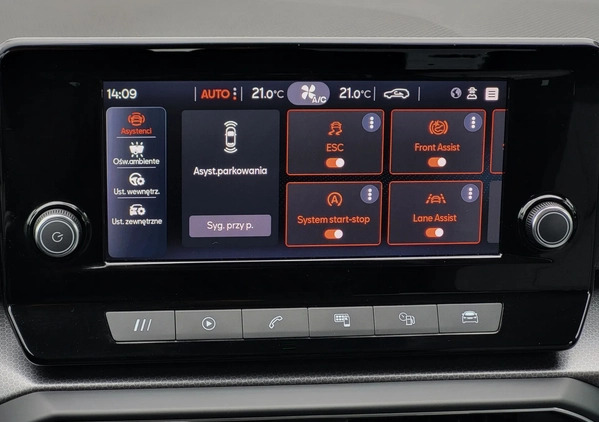Seat Leon cena 82999 przebieg: 44915, rok produkcji 2021 z Sobótka małe 407